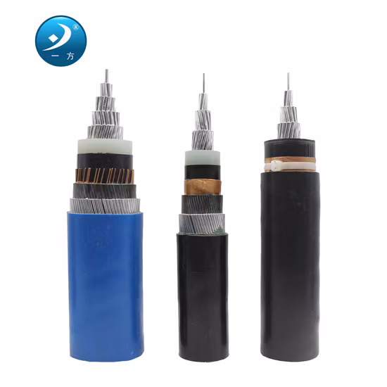 Силовой кабель среднего напряжения с изоляцией из сшитого полиэтилена низкого напряжения, бронированный стальной лентой